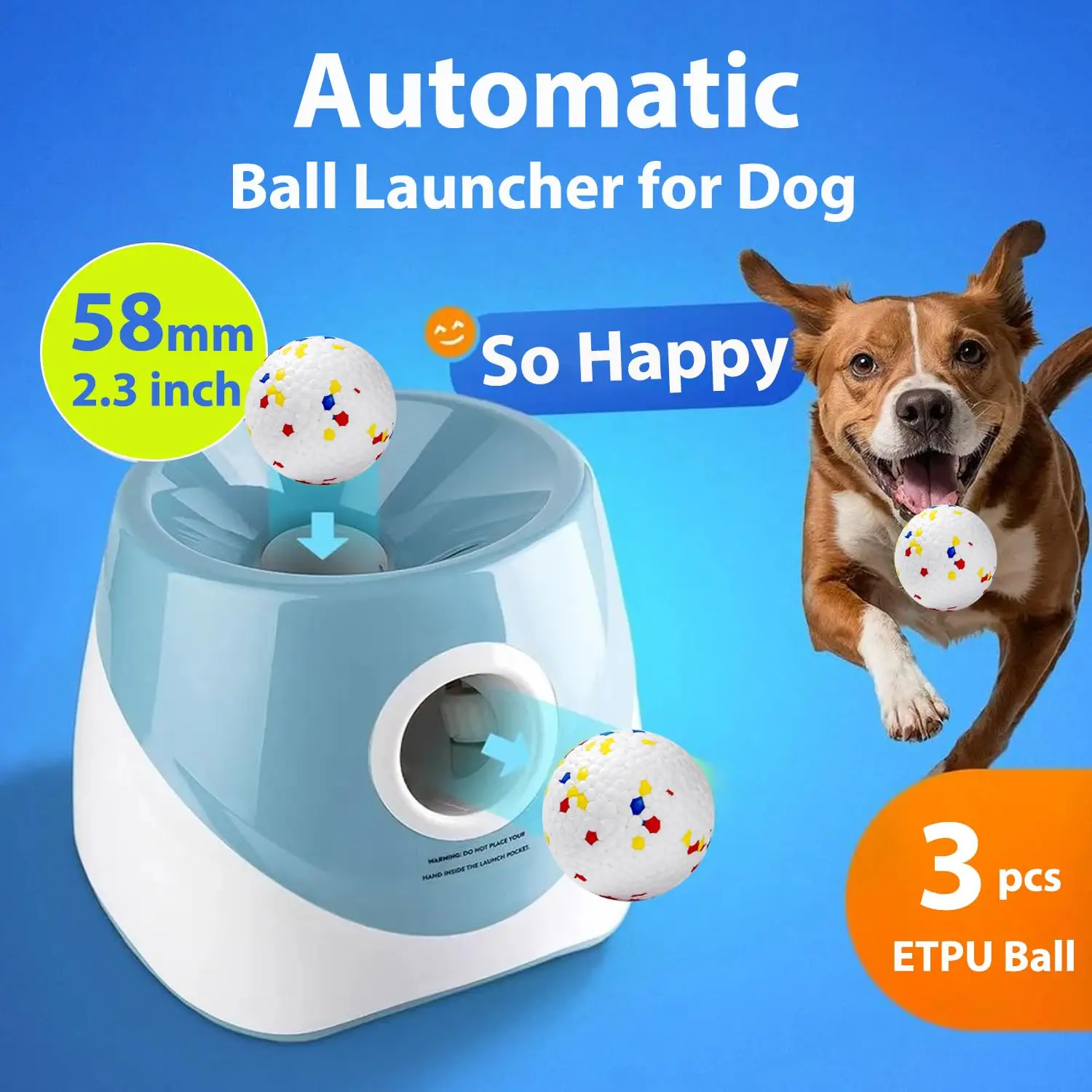 Dog Tennis Ball Launcher Dogs  - огляд і ціна Indestructible Dog Chew Toy