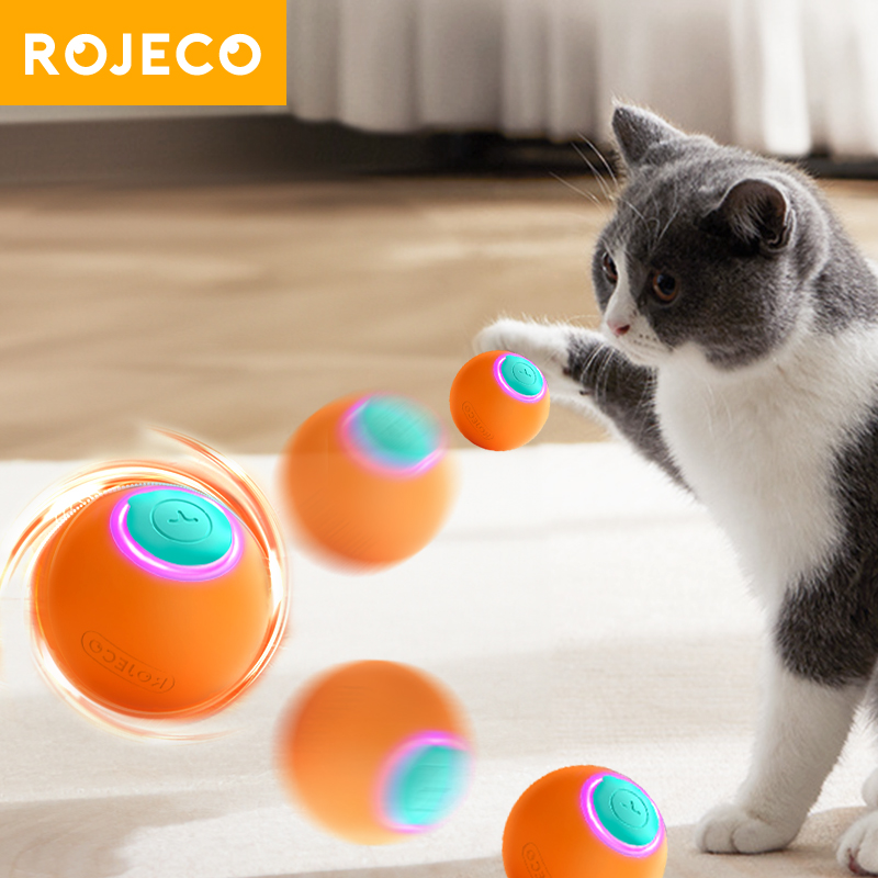 ROJECO Cat Toys Smart Interact - огляд і ціна Automatic Moving Dog Ball