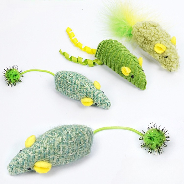 Cat Toys 3pcs Plush Simulated  - огляд і ціна Catnip Interactive Plush Mouse