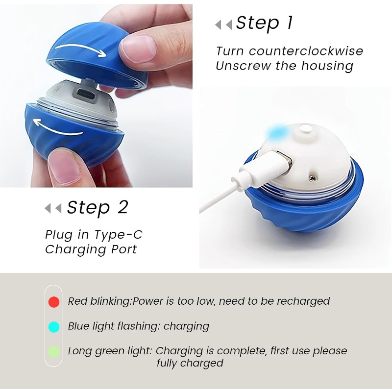USB Smart Puppy Interactive Do - огляд і ціна Automatic Moving Dog Ball