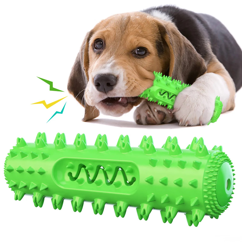 Squeaky Dog Chew Toy Teeth Cle - огляд і ціна Rubber Treat Dispensing Dog Toy