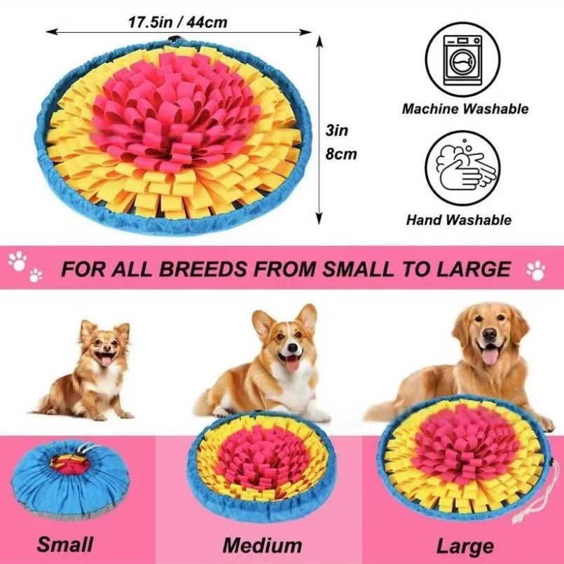 New Pet Sniffing Pad Flower-sh - огляд і ціна Snuffle Mat For Dogs