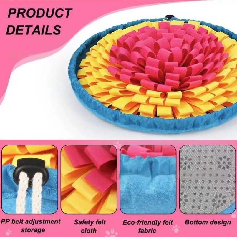 New Pet Sniffing Pad Flower-sh - огляд і ціна Snuffle Mat For Dogs
