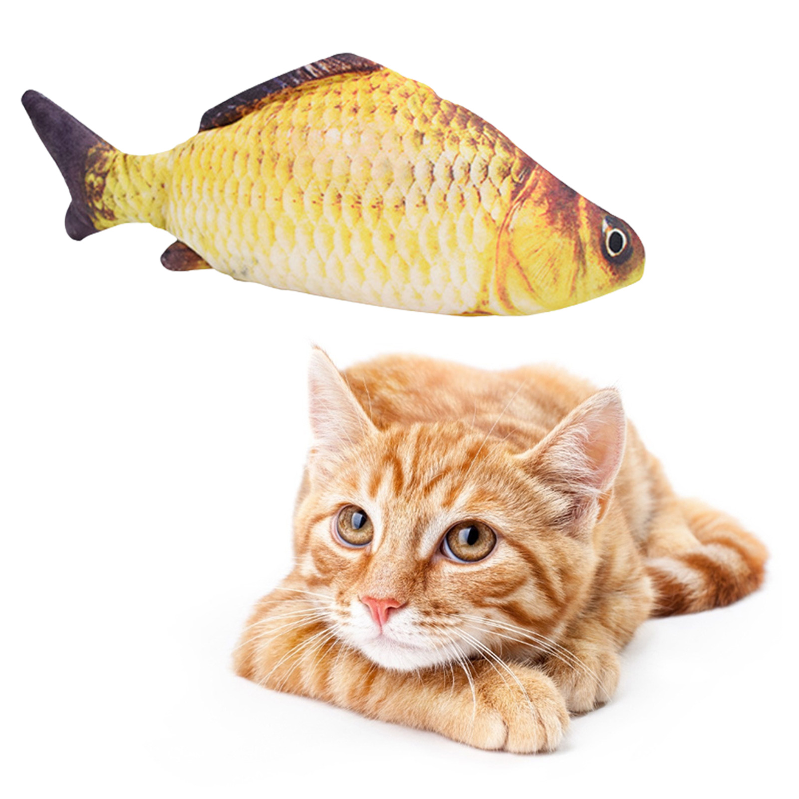 Cat Toys Fish USB Charger Fish - огляд і ціна Electric Floppy Fish Dog Toy