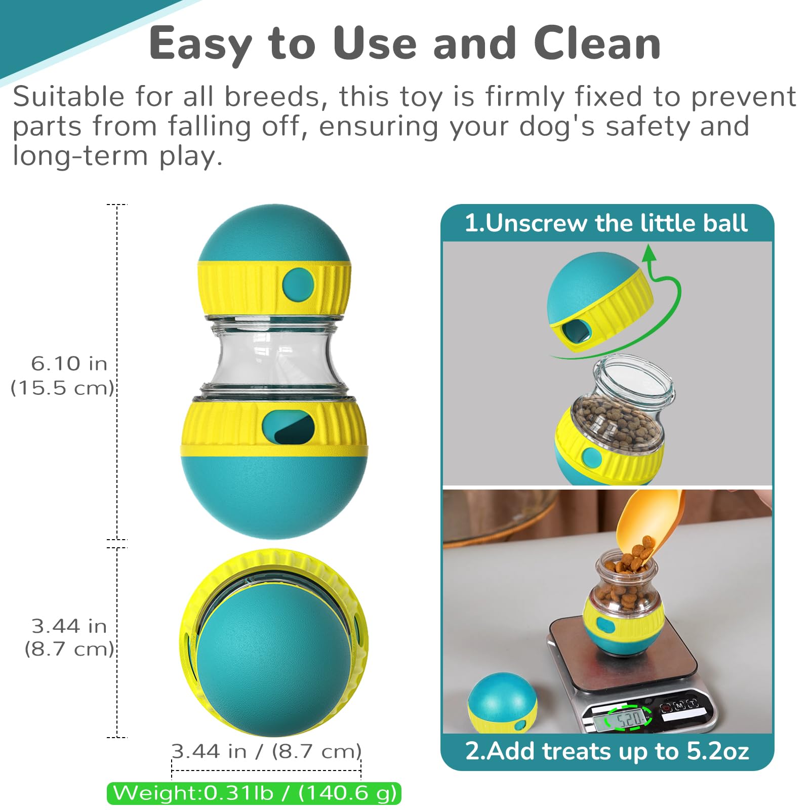 Dog Toys & Adjustable Slow Fee - огляд і ціна Dog Puzzle Feeder Toy