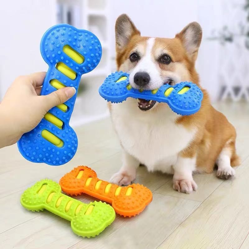 Rubber Bone Dog Molar Stick No - огляд і ціна Teeth Cleaning Dog Chew Bone