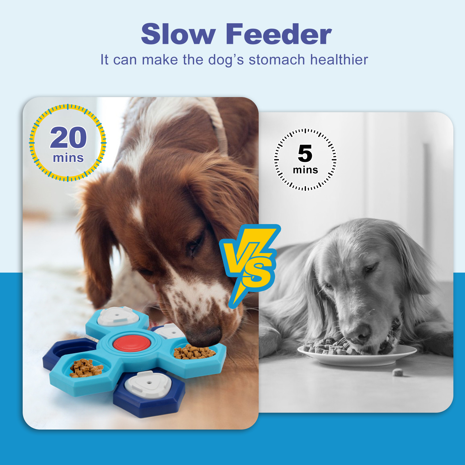 Dog Training Puzzle Toys Slow  - огляд і ціна Dog Puzzle Feeder Toy