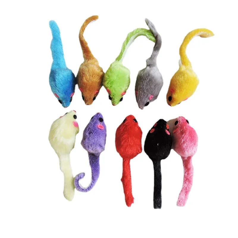 8Pcs furry Plush Cat Toy Soft  - огляд і ціна Catnip Interactive Plush Mouse