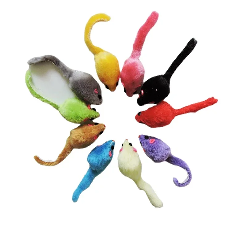 8Pcs furry Plush Cat Toy Soft  - огляд і ціна Catnip Interactive Plush Mouse