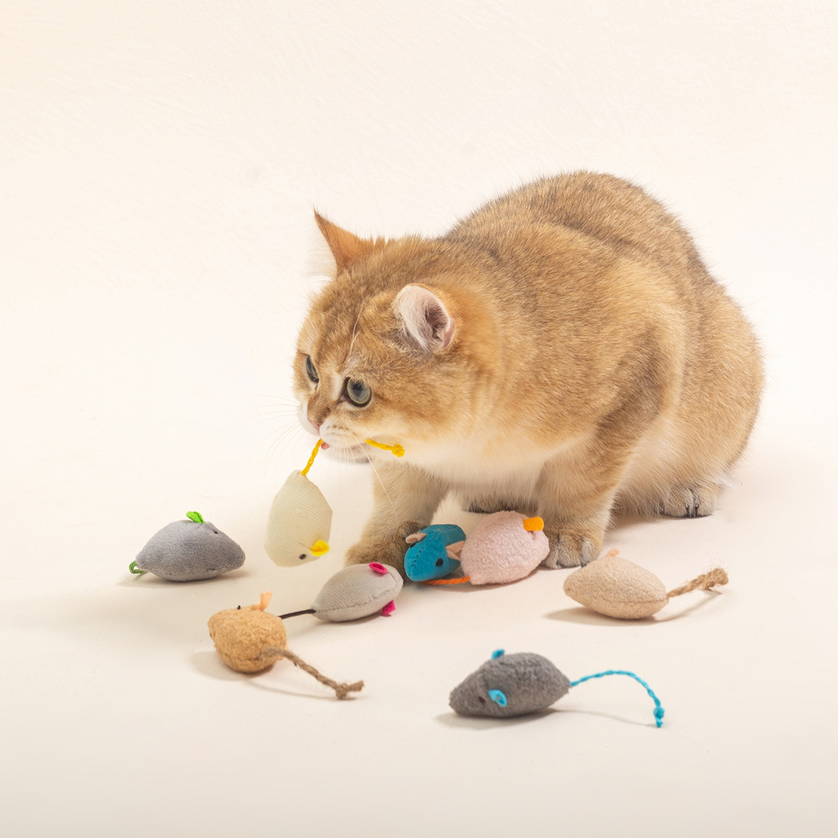 16PCS Interactive Cat Mice Toy - огляд і ціна Catnip Interactive Plush Mouse