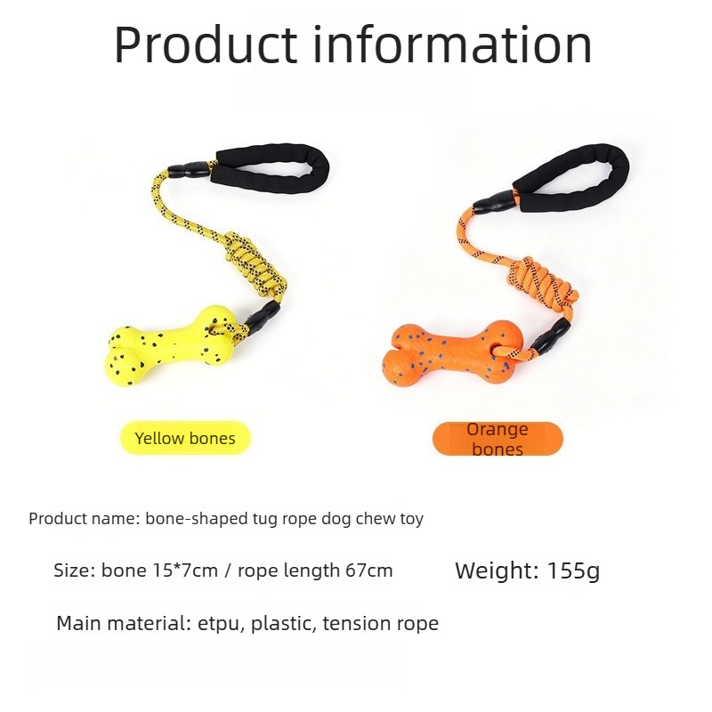 Heavy Duty Dog Tug Rope Toy ET - огляд і ціна Dog Rope Toy Aggressive Chewers