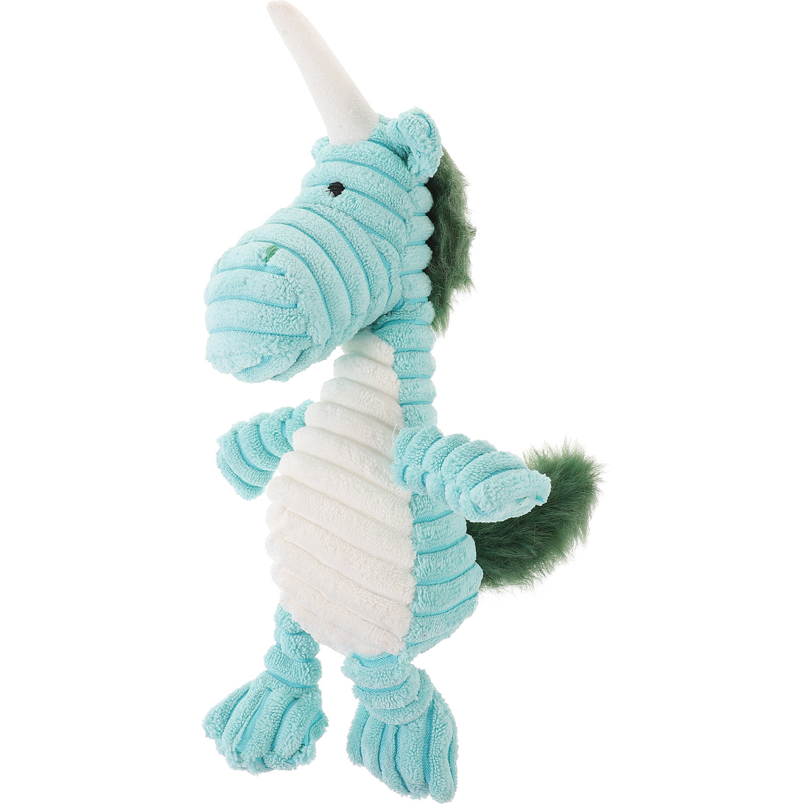 Striped Unicorn Plush Squeaky  - огляд і ціна Flying Disc Dog Training Toy
