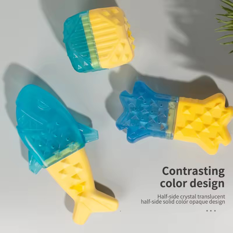 Pet Fish Bone TPR Dog Toy Wate - огляд і ціна Teeth Cleaning Dog Chew Bone