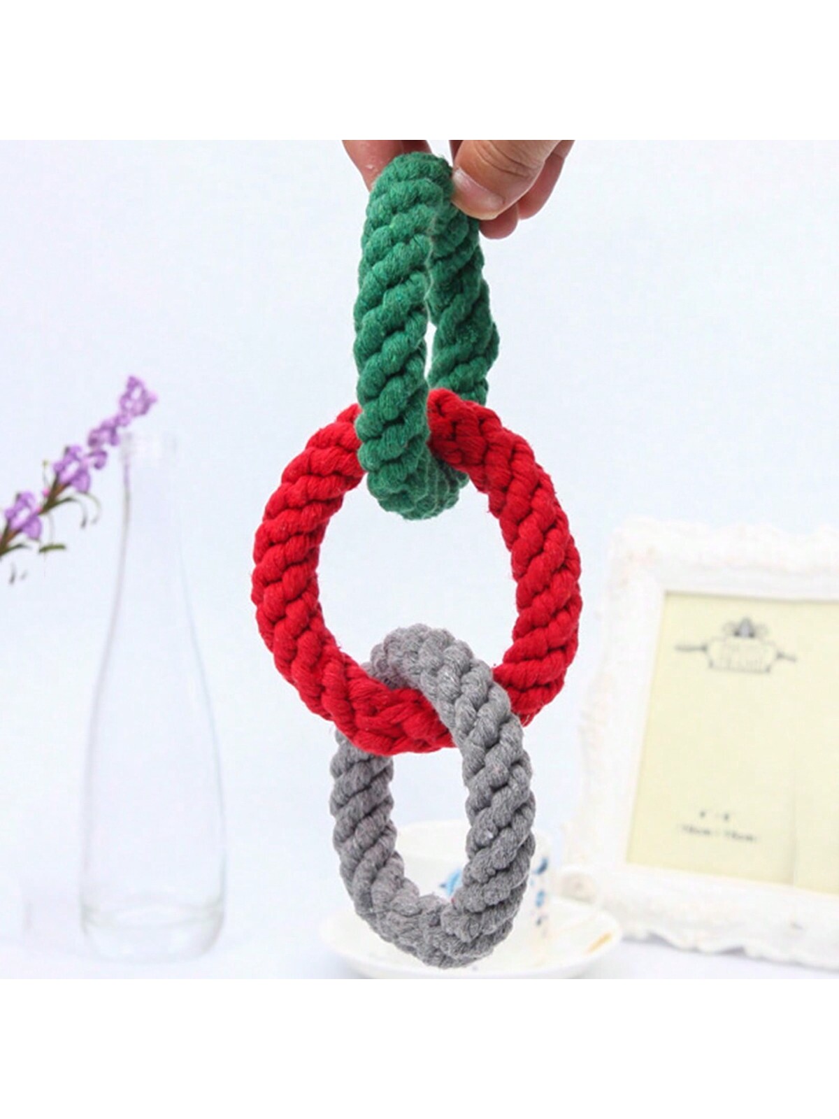 1pc Large Tough Chew Toys for  - огляд і ціна Dog Rope Toy Aggressive Chewers
