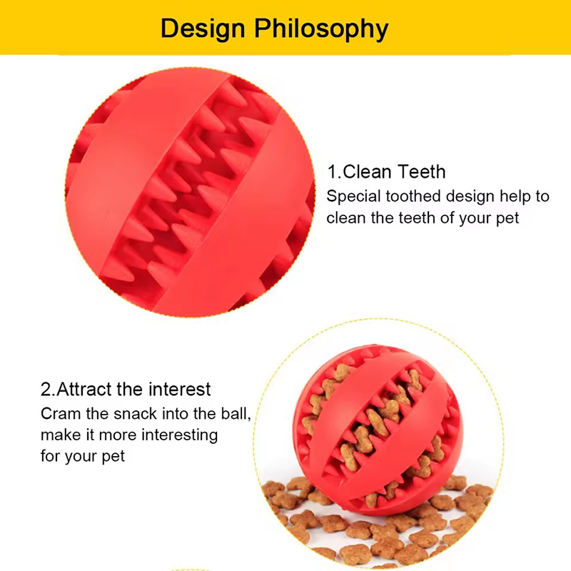 Dog Treat Dispensing Toy Ball  - огляд і ціна Rubber Treat Dispensing Dog Toy