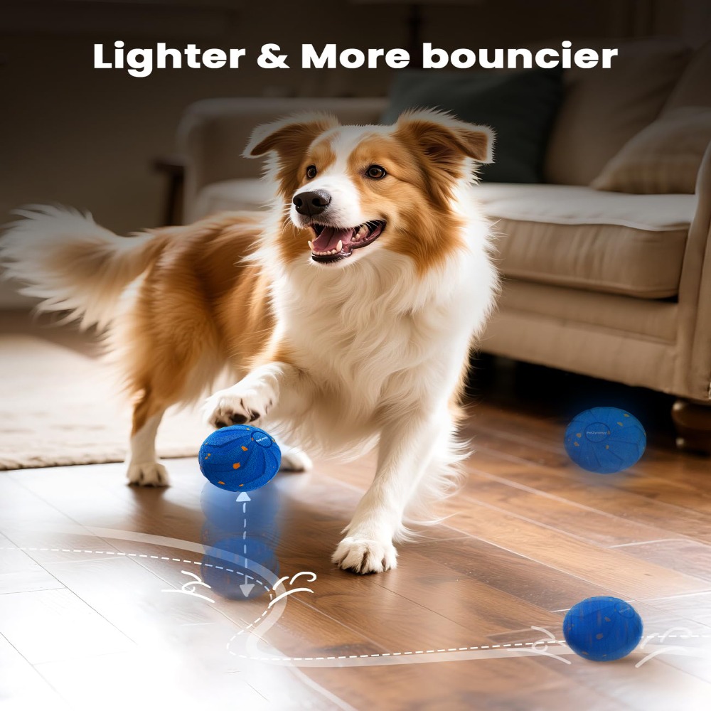 Bite Resistant Smart Dog Toy B - огляд і ціна Automatic Moving Dog Ball