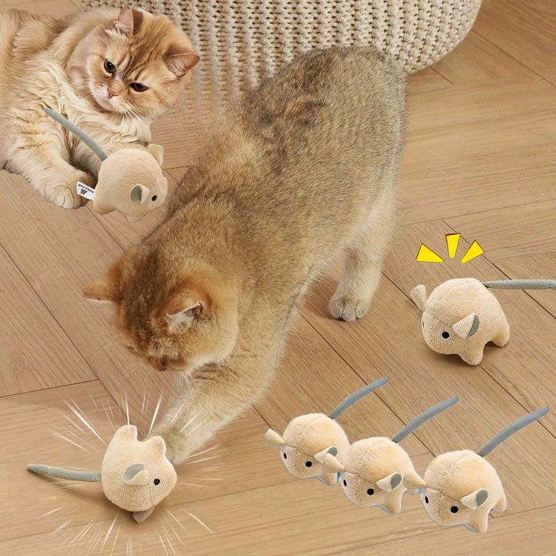 Electric Plush Mouse Catnip Ca - огляд і ціна Catnip Interactive Plush Mouse