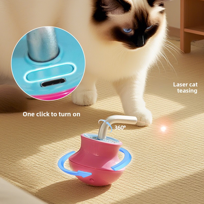 Automatic cat toys: interactiv - огляд і ціна Laser Pointer Cat Toy Automatic