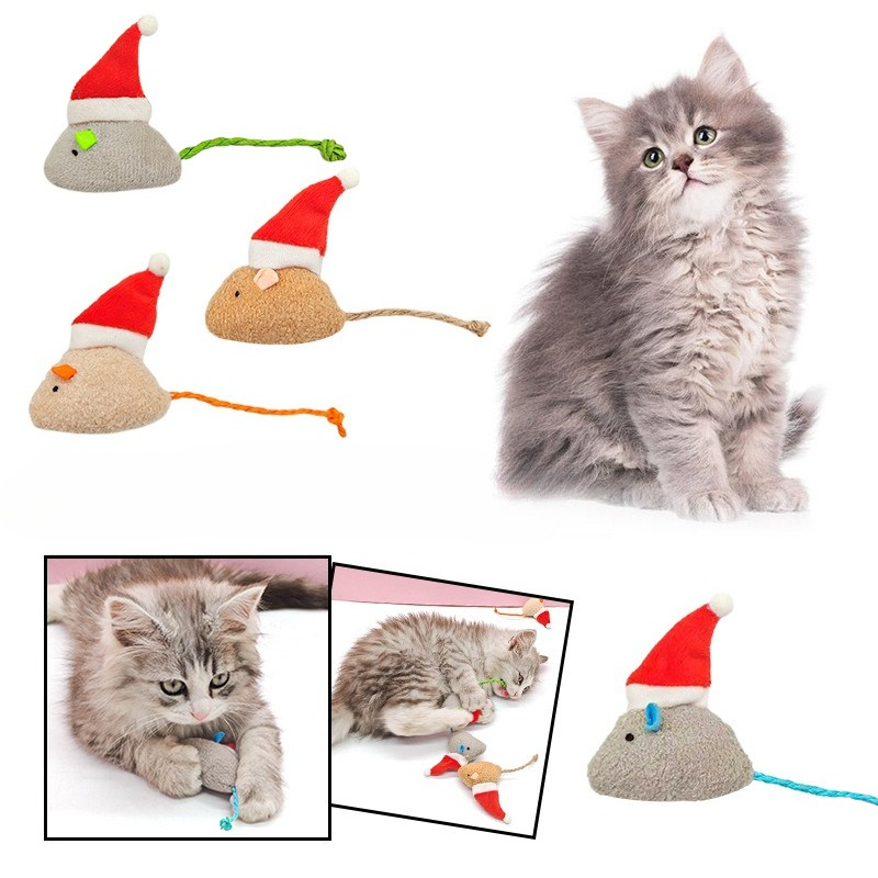 5pcs Cat Push Chew Toy Catnip  - огляд і ціна Catnip Interactive Plush Mouse