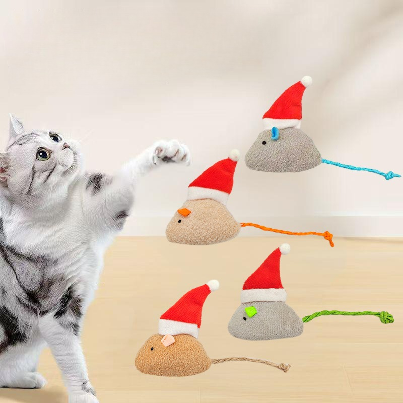 5pcs Cat Push Chew Toy Catnip  - огляд і ціна Catnip Interactive Plush Mouse