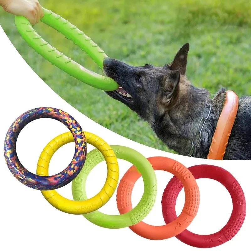 Dog Toys Pet Flying Discs EVA  - огляд і ціна Flying Disc Dog Training Toy