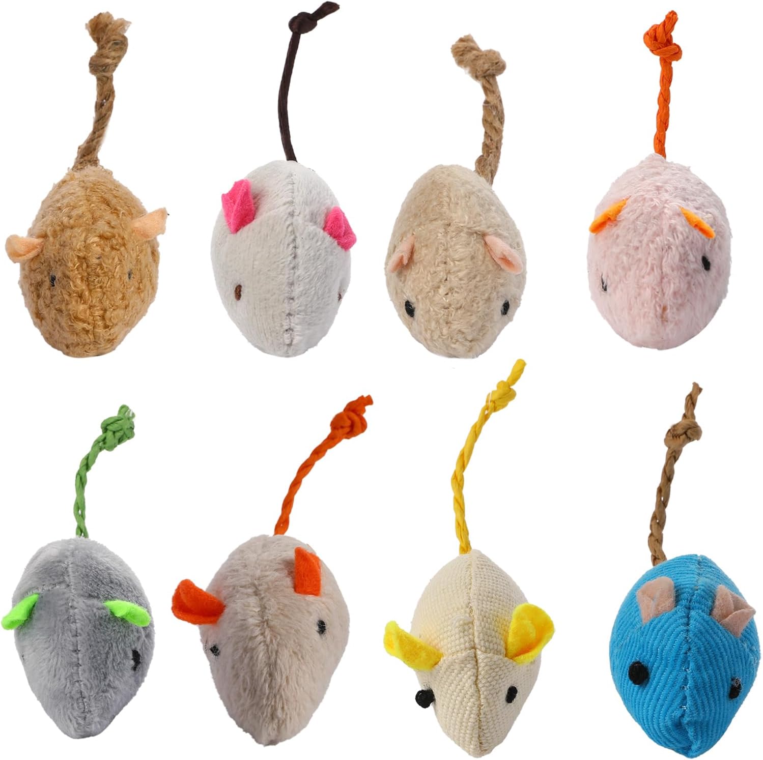 8 Randomly packed interactive  - огляд і ціна Catnip Interactive Plush Mouse