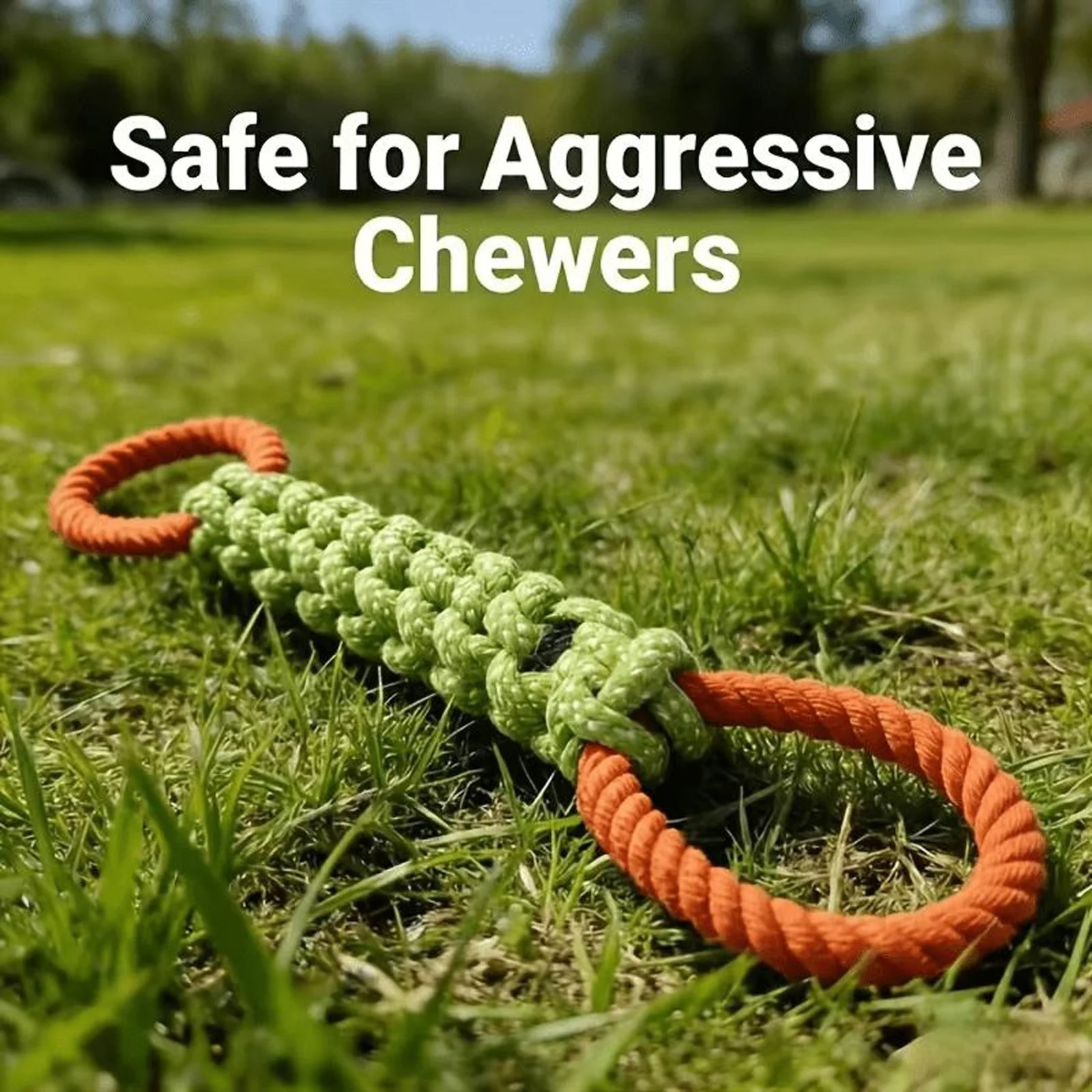 Durable Dog Rope Knot Toy, Dog - огляд і ціна Indestructible Dog Chew Toy