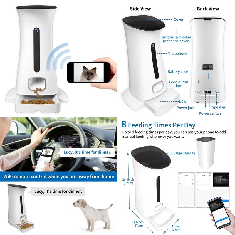 Wifi Pet Feeder Camera For Voi - огляд і ціна Pet Feeders