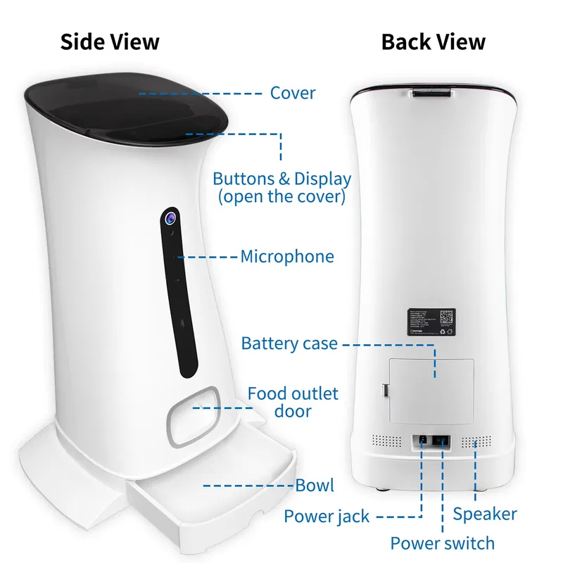 Wifi Pet Feeder Camera For Voi - огляд і ціна Pet Feeders