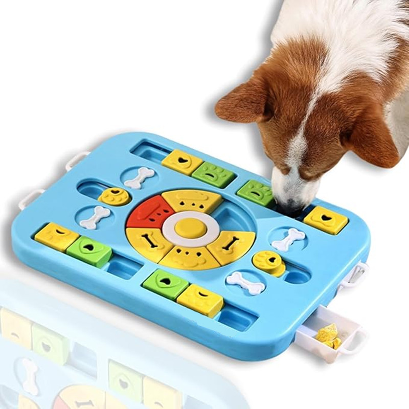 Interactive Dog Puzzle Toy for - огляд і ціна Interactive Squeaky Plush Dog Toy