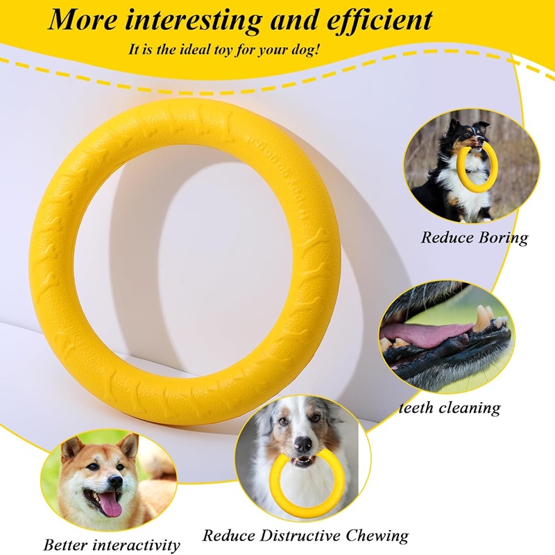 Dog Toys Pet Flying Discs EVA  - огляд і ціна Flying Disc Dog Training Toy