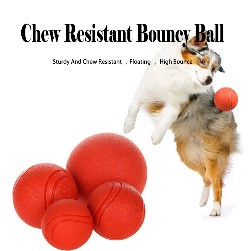 Solid Rubber Dog Bouncy Ball I - огляд і ціна Indestructible Dog Chew Toy