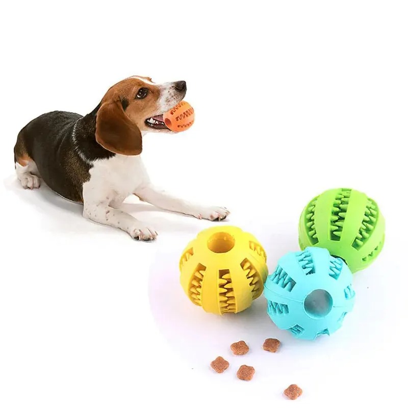1 Pcs Dog Treat Ball Interacti - огляд і ціна Rubber Treat Dispensing Dog Toy
