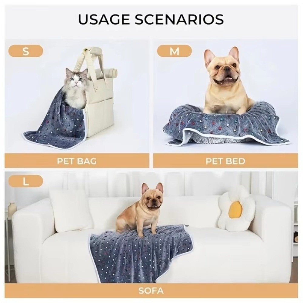 Ultra-Soft Pet Bed Blanket Cut - огляд і ціна Pet Beds