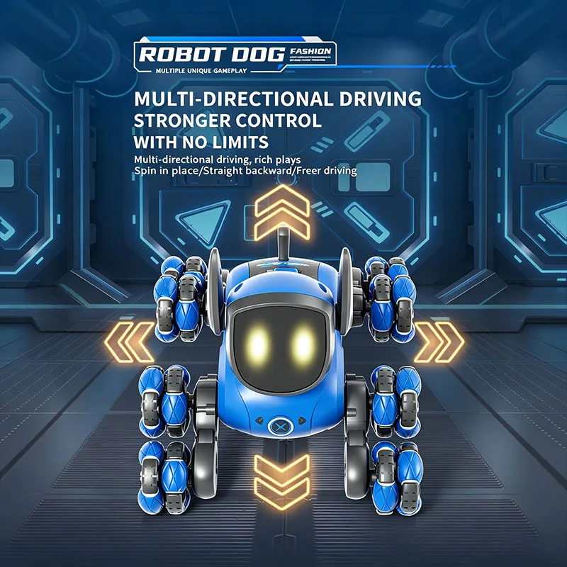 JJRC Q200 2026 RC Robot Stunt  - огляд і ціна Interactive Squeaky Plush Dog Toy