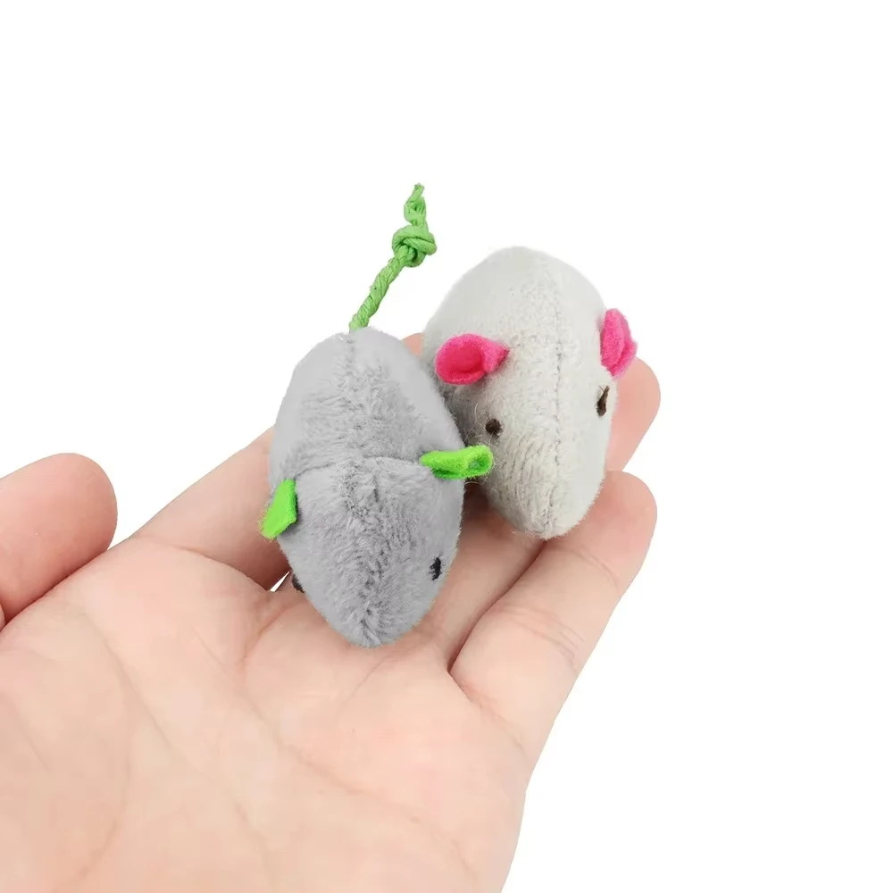 5pcs Rattle Cat Mouse Toys Als - огляд і ціна Catnip Interactive Plush Mouse