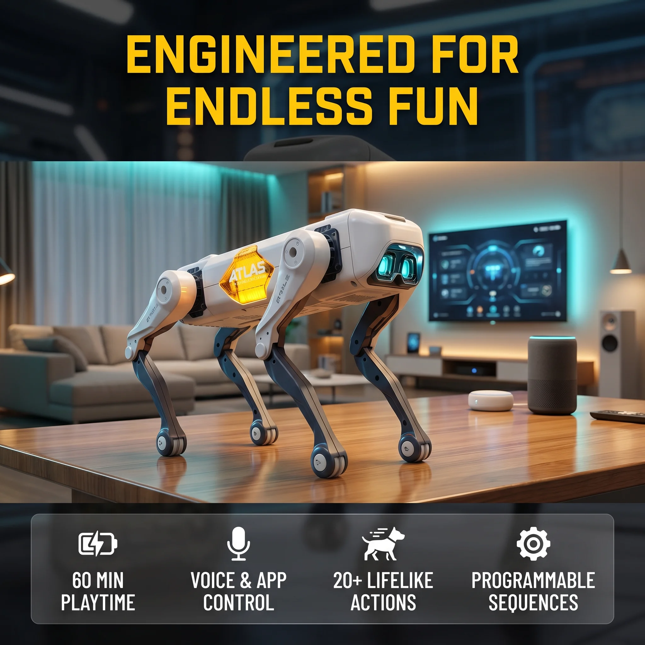AI Smart Robot Dog, Voice & AP - огляд і ціна Dog Toys