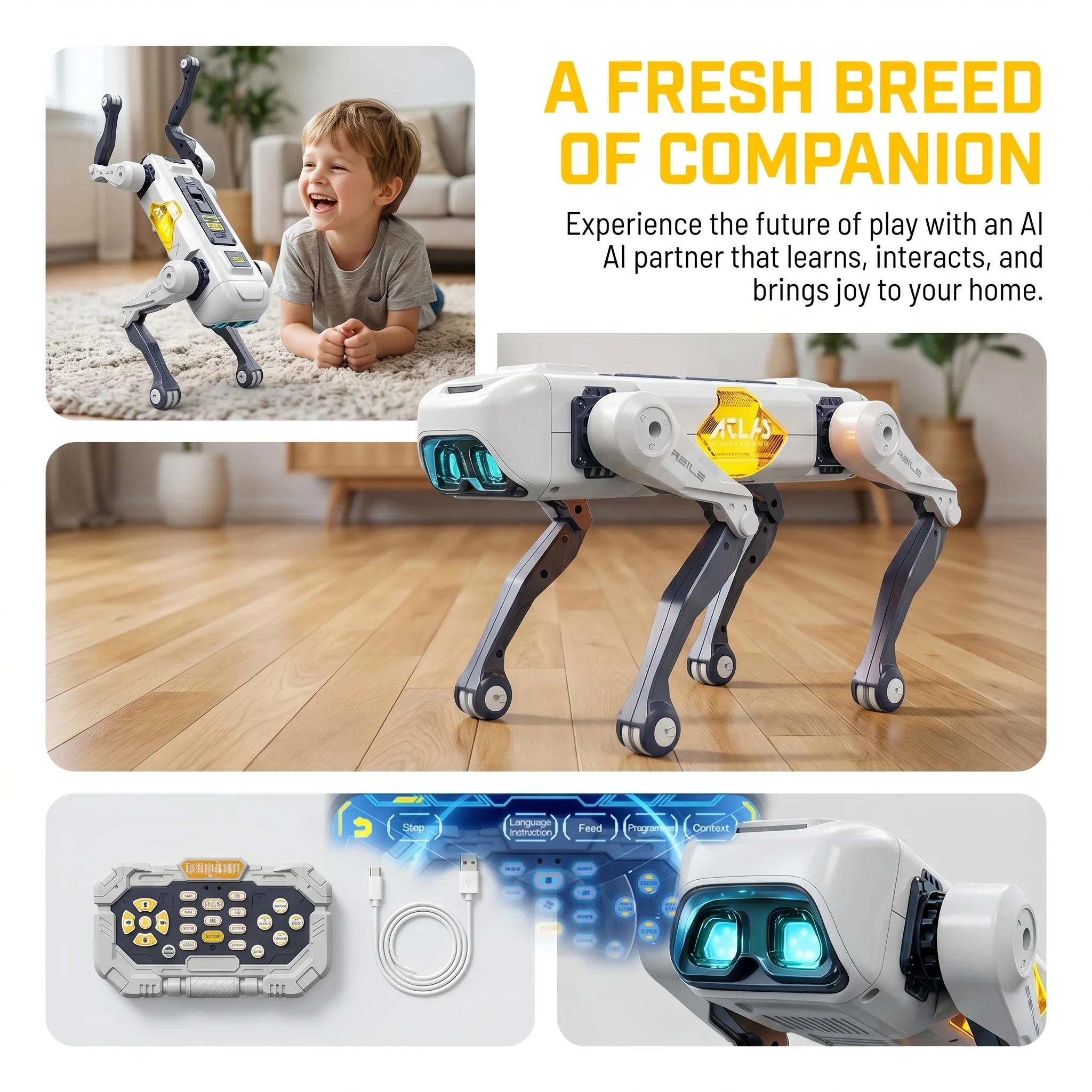 AI Smart Robot Dog, Voice & AP - огляд і ціна Dog Toys