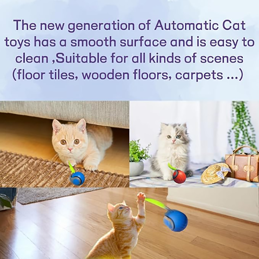 Interactive Cat Toy Ball Autom - огляд і ціна Automatic Moving Dog Ball