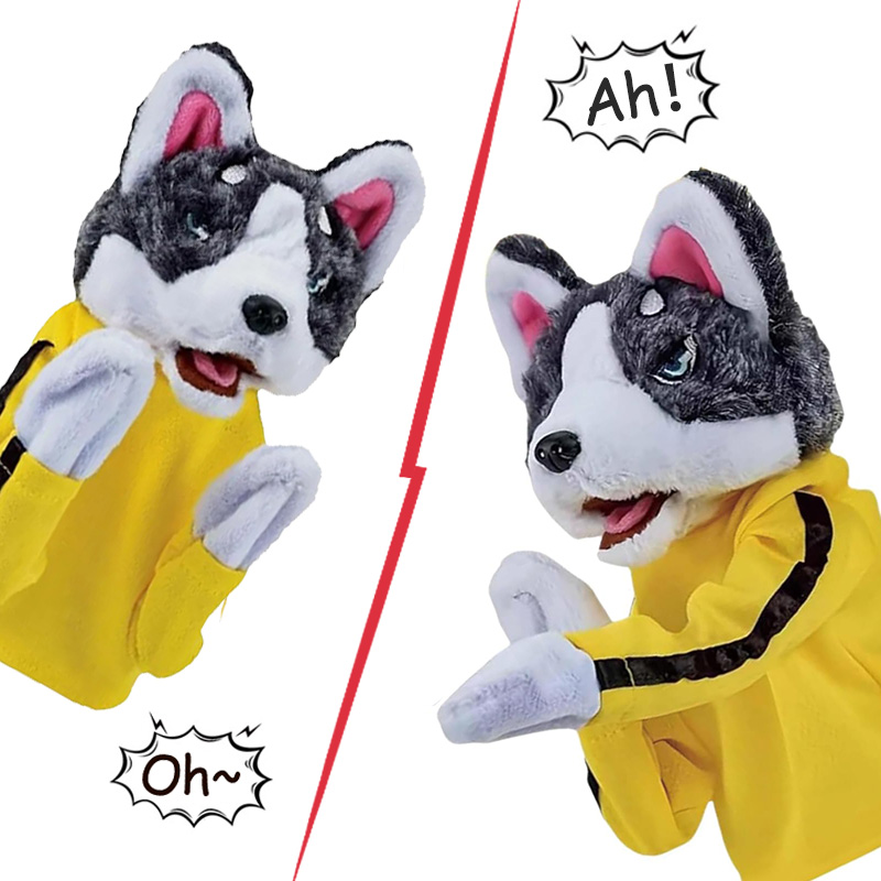 Kid Kung Fu Husky Gloves Toy F - огляд і ціна Interactive Squeaky Plush Dog Toy